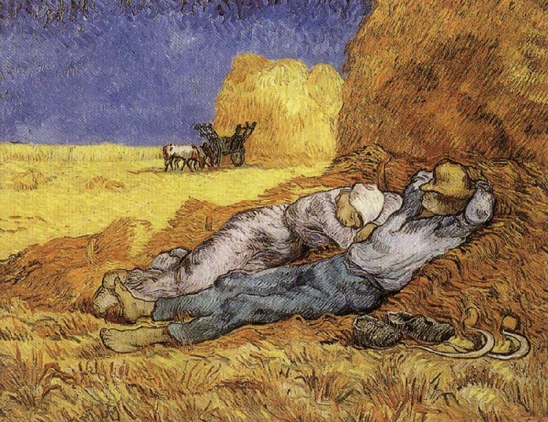 Vincent Van Gogh The Siesta Spain oil painting art